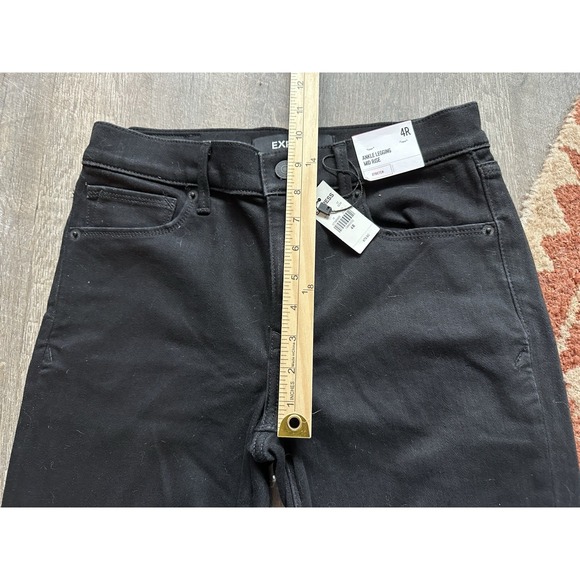 NWT Express Black Mid Rise Ankle Legging Jeans Jeggings 4R - Picture 4 of 5